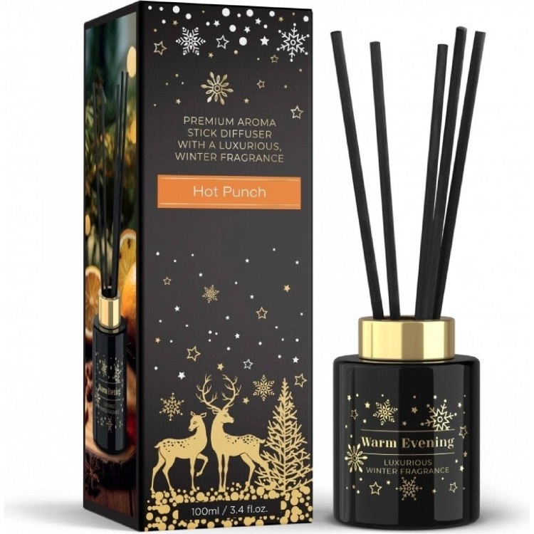 Difuzér s luxusní Vánoční vůní punč nebo Svařené víno 100ml - Drogerie Osvěžovače a svíčky Difuzéry, gelové, dekorativní